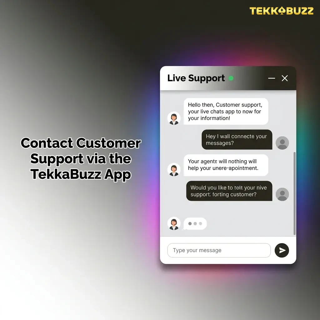 TekkaBuzz app customer support options including live chat, email, Telegram, WhatsApp, and FAQ for Bangladesh users