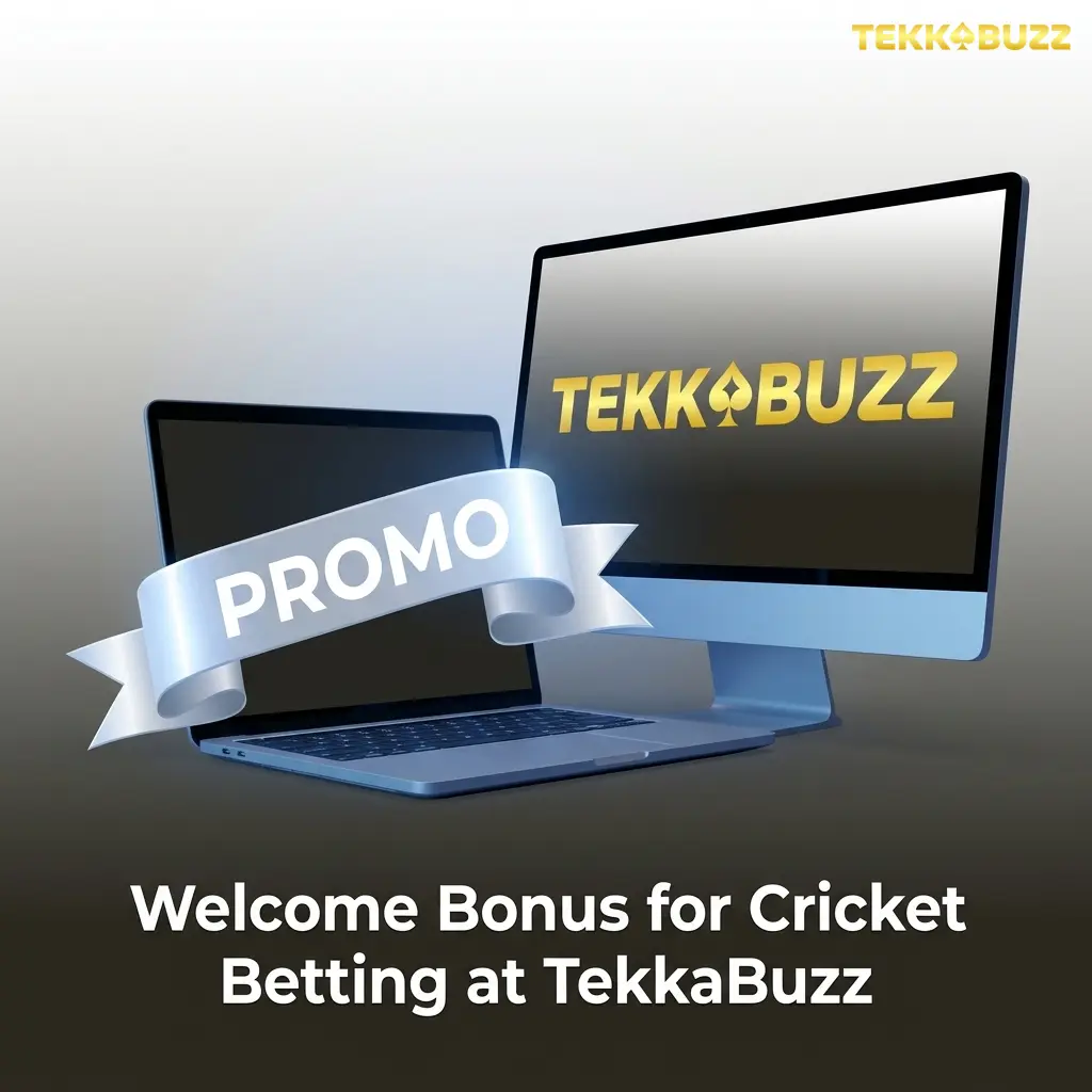 TekkaBuzz welcome bonus for cricket betting: 100% first deposit match up to 10,000 BDT plus 100 Free Spins